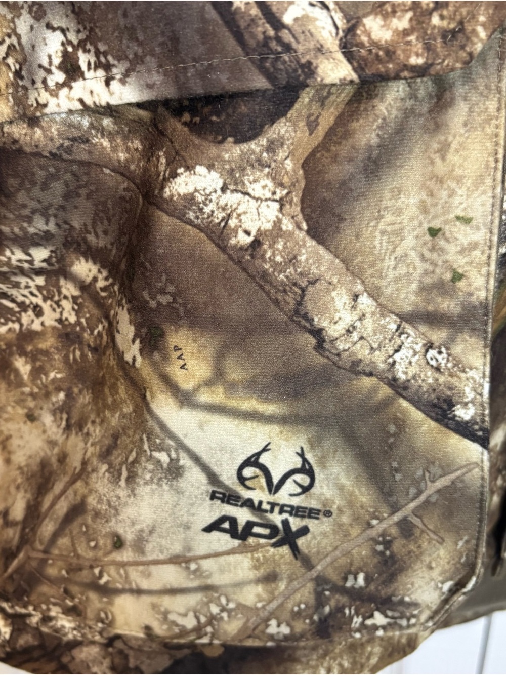 Realtree APX Insulated Hooded Camo Hunting Jacket Woodland Relaxed Fit L - Picture 3 of 8